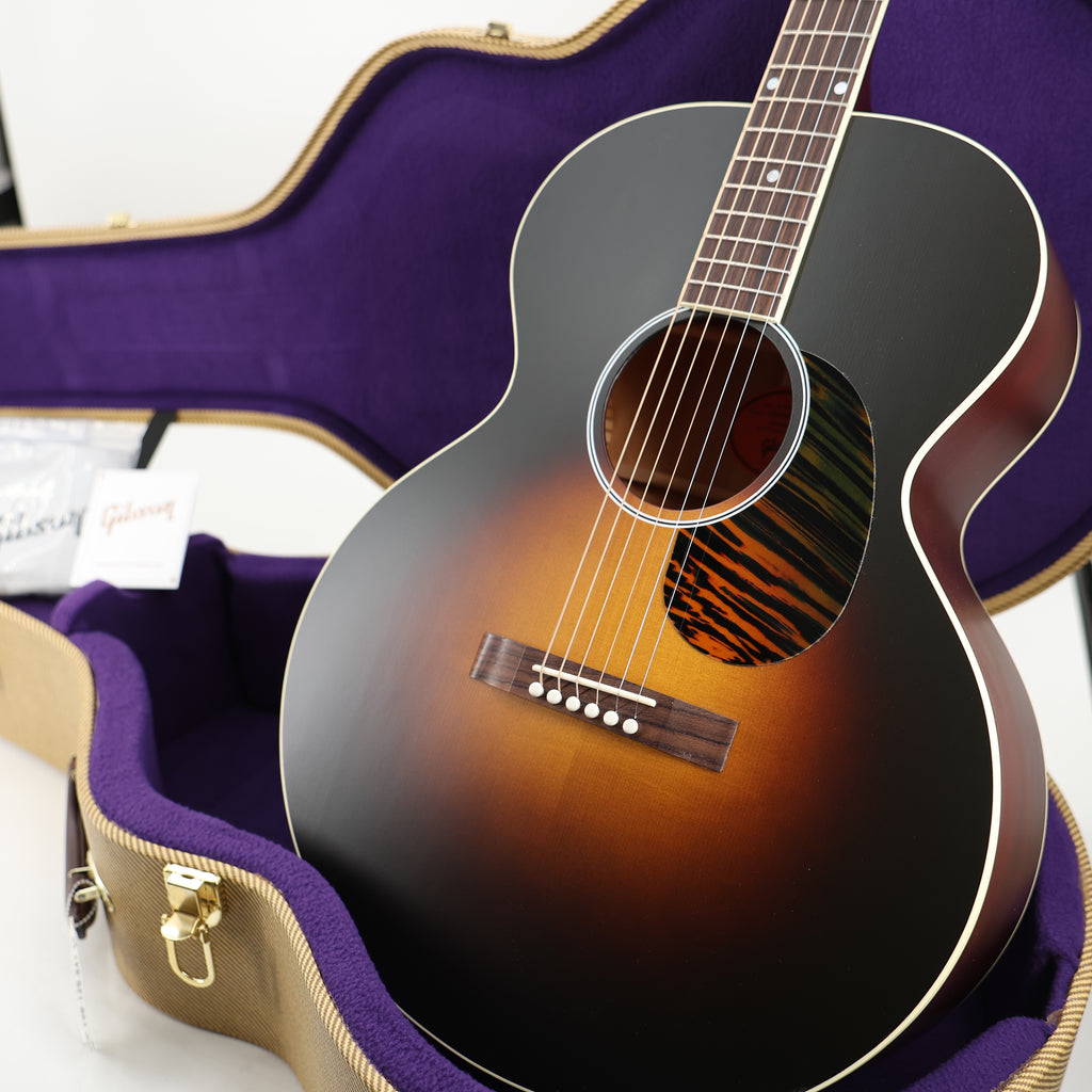 Gibson J-185 Century 12-Fret Acoustic Guitar w/ Hardshell Case - Vintage Sunburst