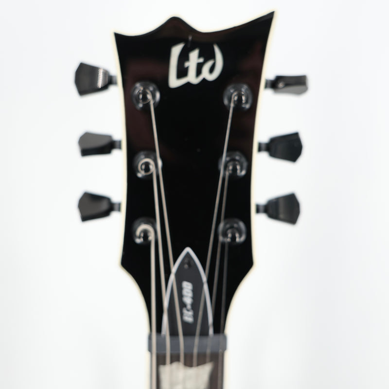 ESP LTD EC-400QM Guitar w/ EMG Pickups - See-Thru Black Sunburst