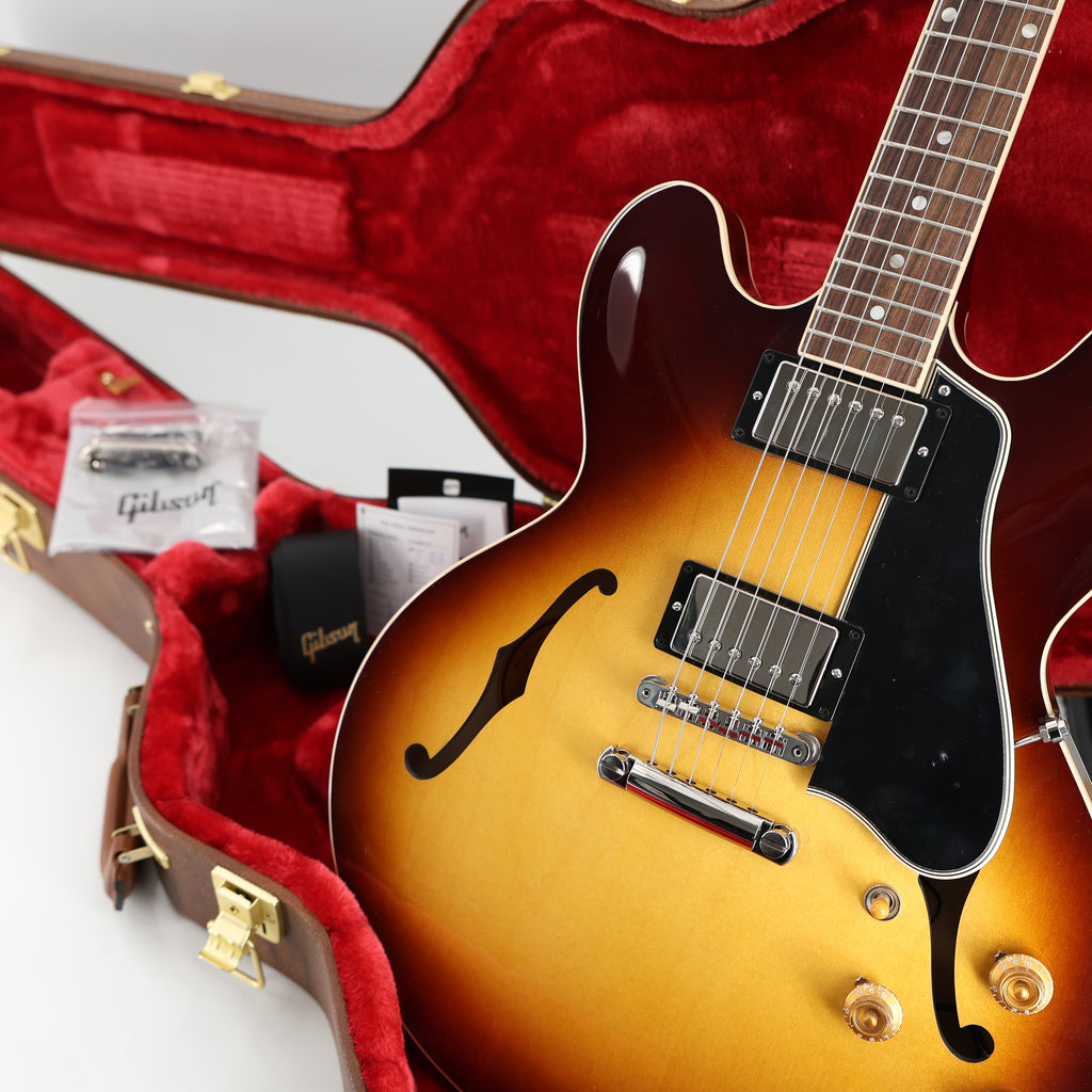 Gibson ES-335 50s Semi-Hollow Guitar w/ Hardshell Case - Vintage Tobacco Burst