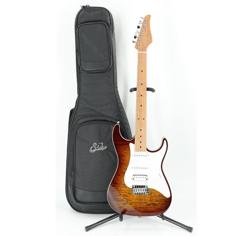 Suhr Standard Plus HSS Guitar w/ Roasted Maple Fingerboard - Bengal Burst