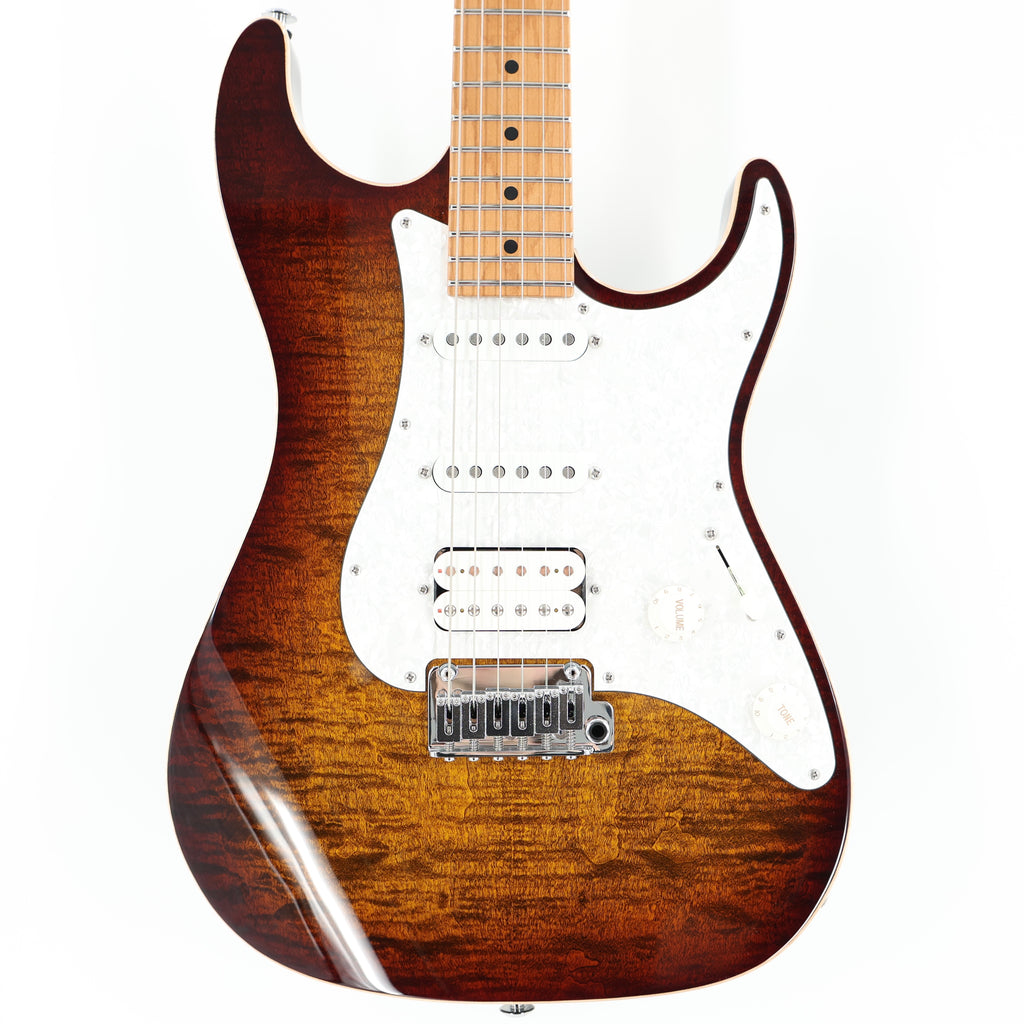 Suhr Standard Plus HSS Guitar w/ Roasted Maple Fingerboard - Bengal Burst