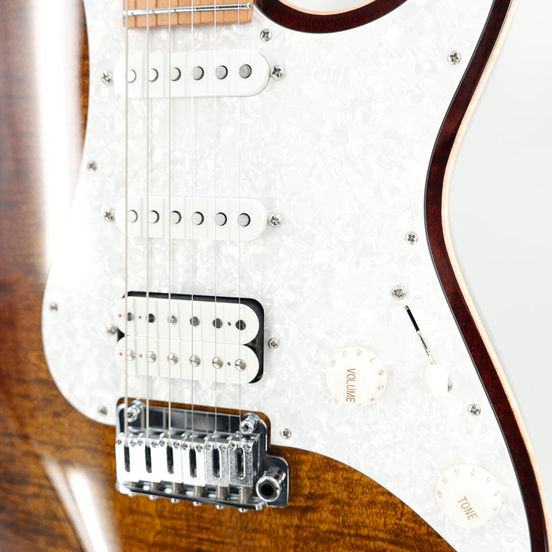 Suhr Standard Plus HSS Guitar w/ Roasted Maple Fingerboard - Bengal Burst