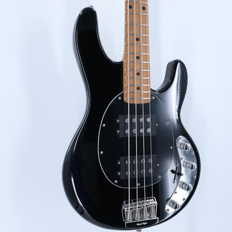 Music Man StingRay Special HH - Black - Roasted Maple/Maple - Chrome