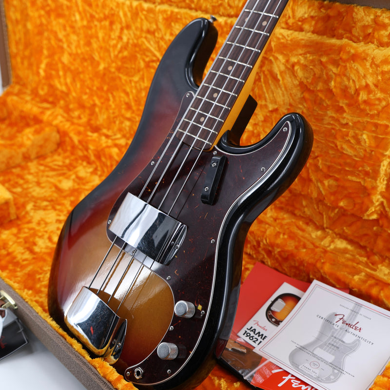Fender James Jamerson Signature 1962 Precision Bass - 3-Tone Sunburst