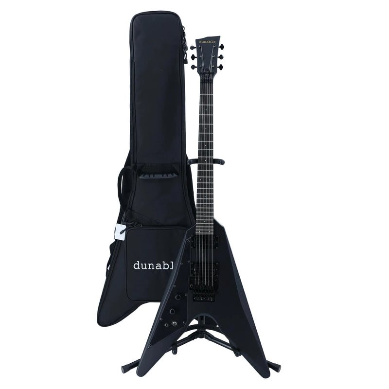 Dunable Asteroid DE - LEFTY Matte Black w/Floyd Rose