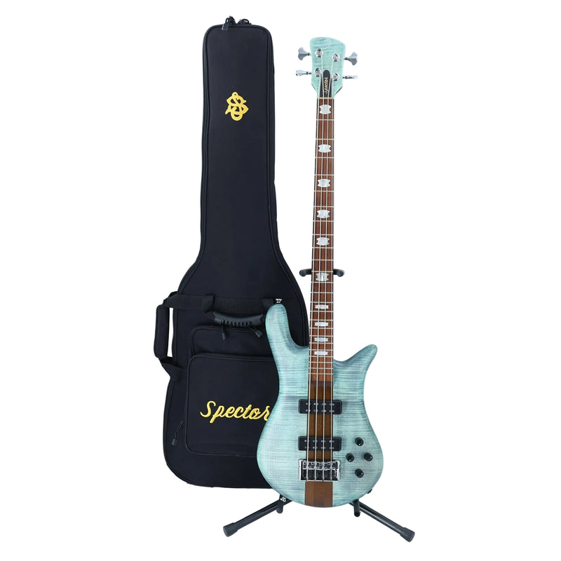 Spector Euro 4 RST 4-String Bass with Roasted Maple Neck - Turquoise Tide Matte