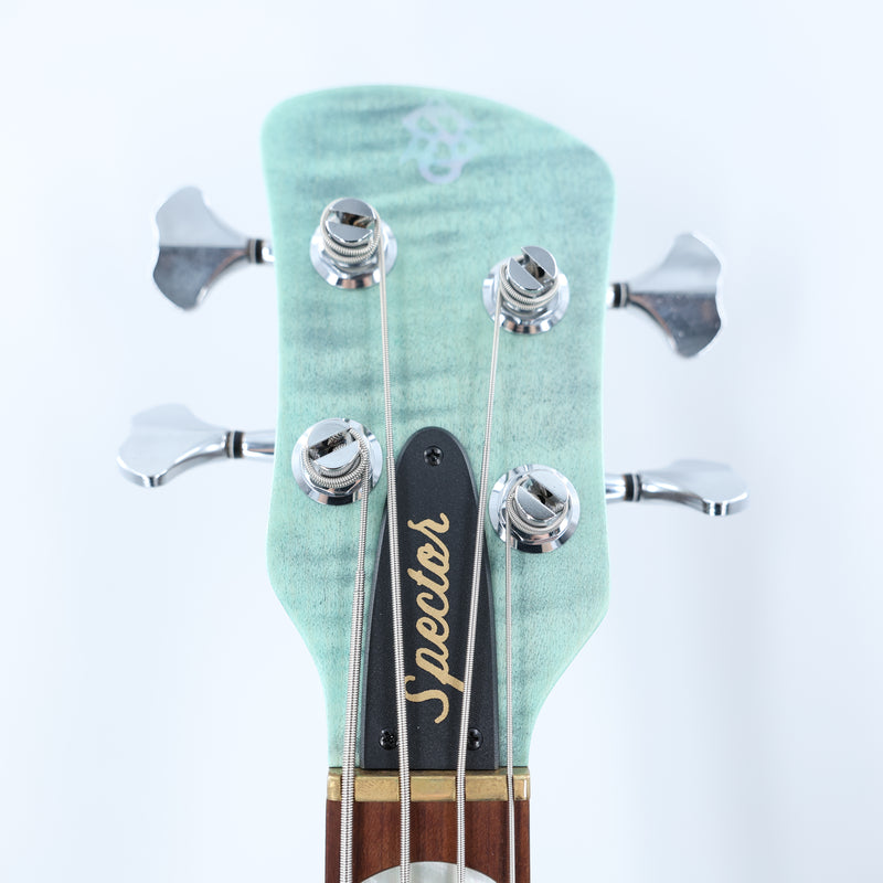 Spector Euro 4 RST 4-String Bass with Roasted Maple Neck - Turquoise Tide Matte