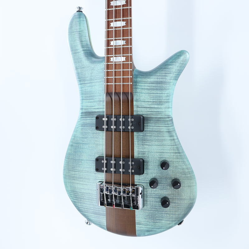 Spector Euro 4 RST 4-String Bass with Roasted Maple Neck - Turquoise Tide Matte