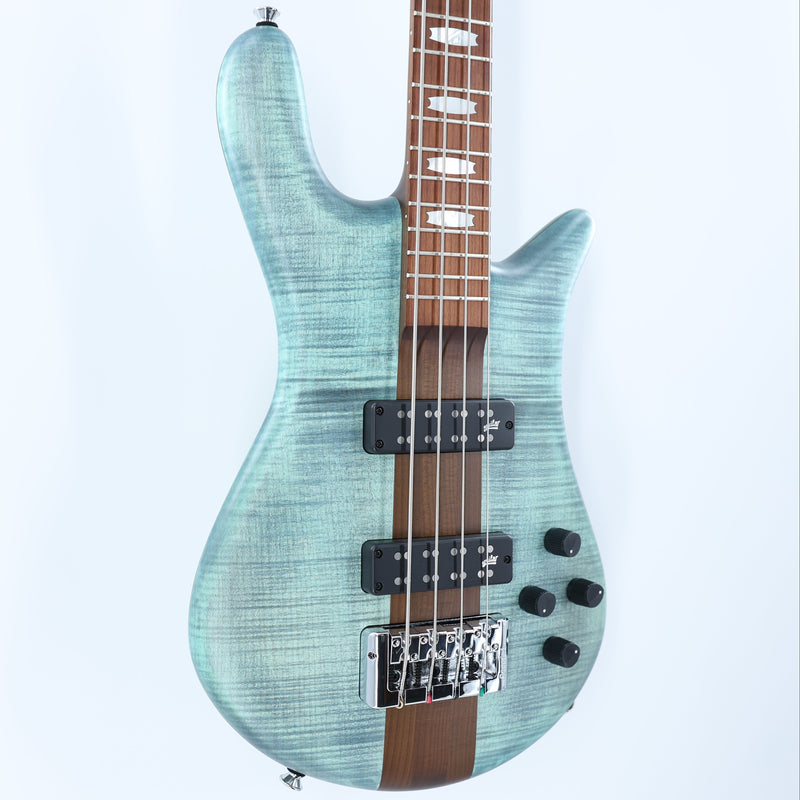 Spector Euro 4 RST 4-String Bass with Roasted Maple Neck - Turquoise Tide Matte