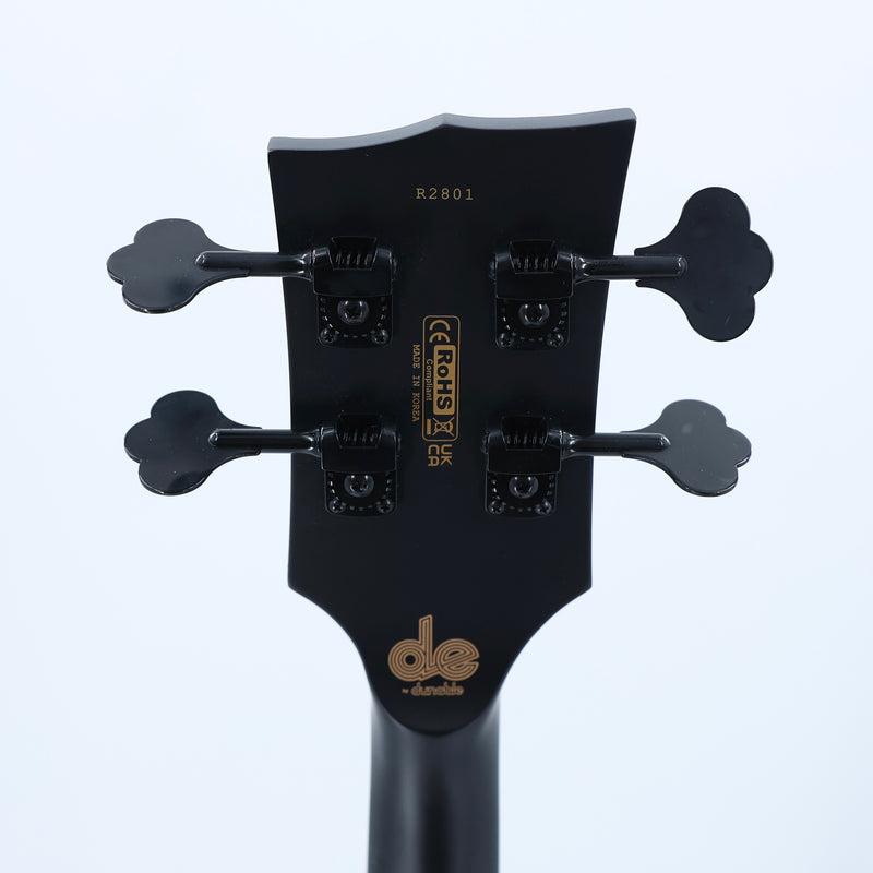 Dunable R2 DE 4-String Bass - Matte Black Swamp Ash
