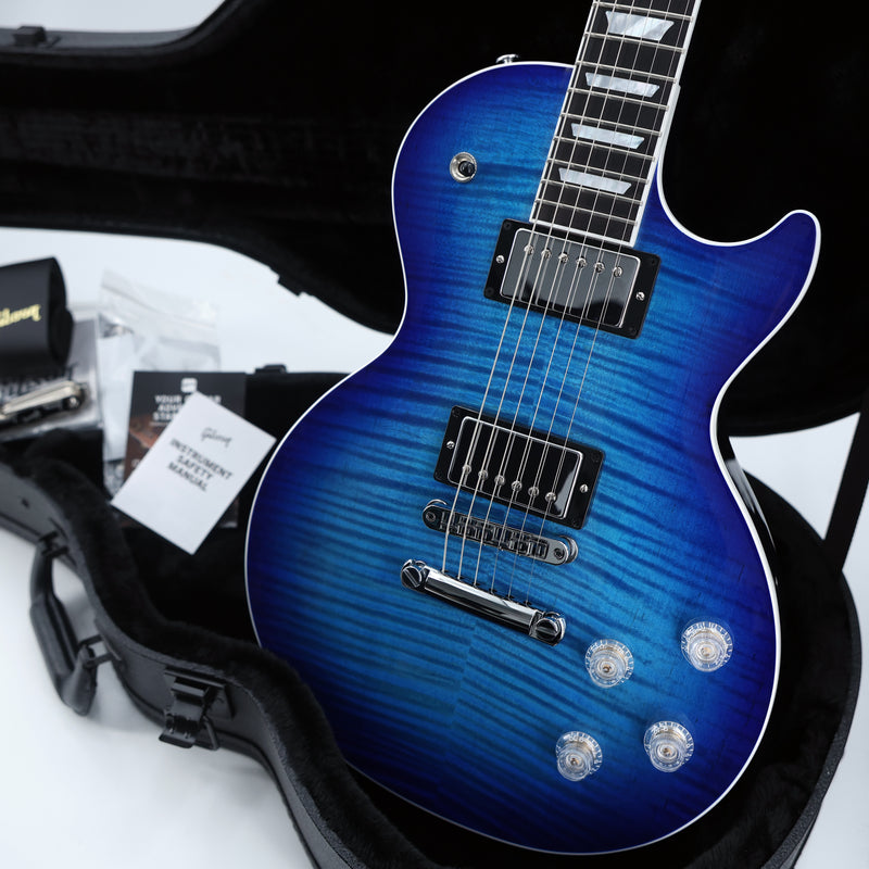 Gibson Les Paul Modern Figured Guitar w/ Hardshell Case - Cobalt Burst