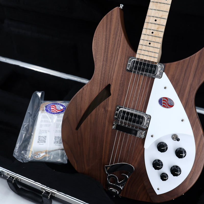 Rickenbacker 330W Thinline Semi-Hollow Electric Guitar - Walnut