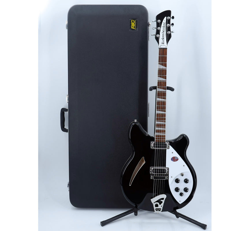 Rickenbacker Model 360 Guitar - Jetglo (Gloss Black)