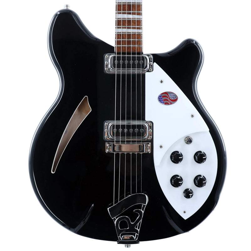 Rickenbacker Model 360 Guitar - Jetglo (Gloss Black)