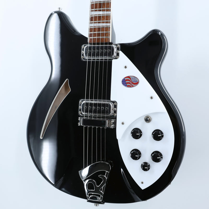 Rickenbacker Model 360 Guitar - Jetglo (Gloss Black)