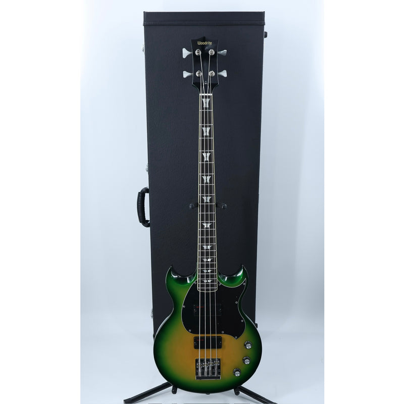Woodrite Warlord Bass w/ Hardshell Case - Metallic Dragon Burst