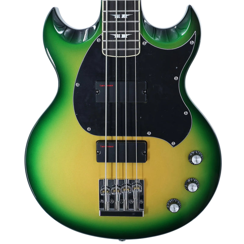 Woodrite Warlord Bass w/ Hardshell Case - Metallic Dragon Burst