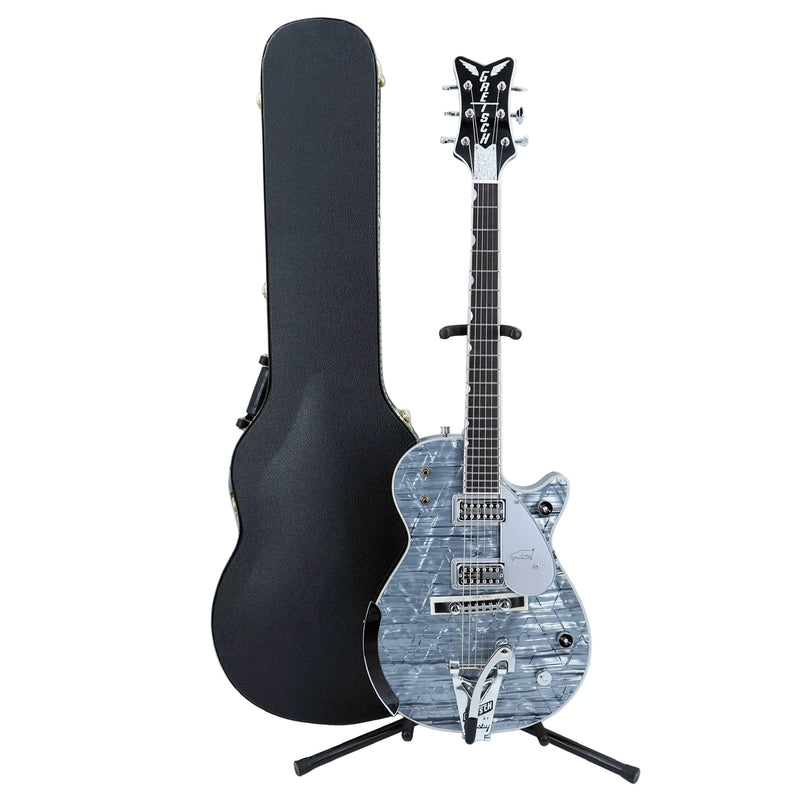 Gretsch G6134T-58 Limited Edition Penguin with String-Thru Bigsby - Light Blue Pearl