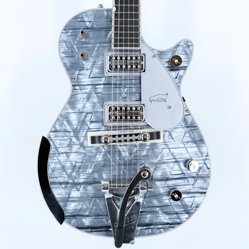Gretsch G6134T-58 Limited Edition Penguin with String-Thru Bigsby - Light Blue Pearl