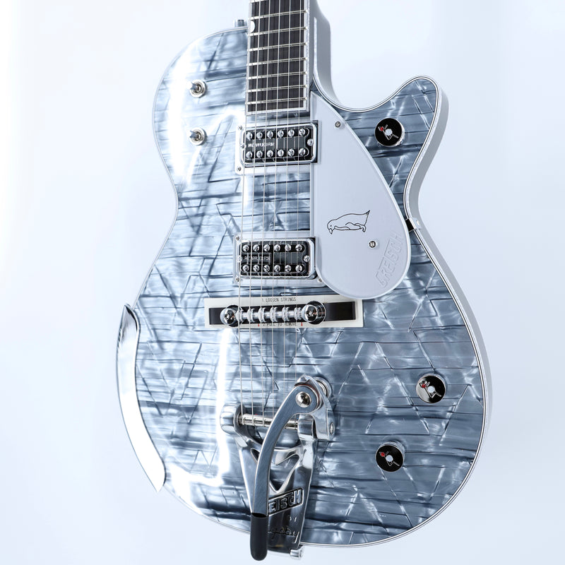 Gretsch G6134T-58 Limited Edition Penguin with String-Thru Bigsby - Light Blue Pearl