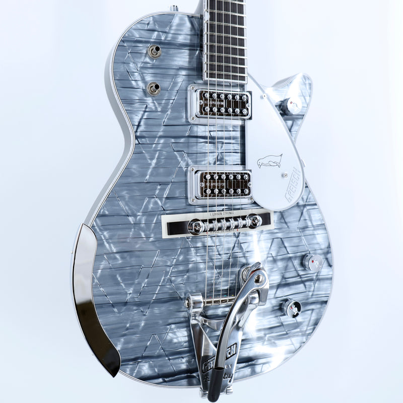 Gretsch G6134T-58 Limited Edition Penguin with String-Thru Bigsby - Light Blue Pearl