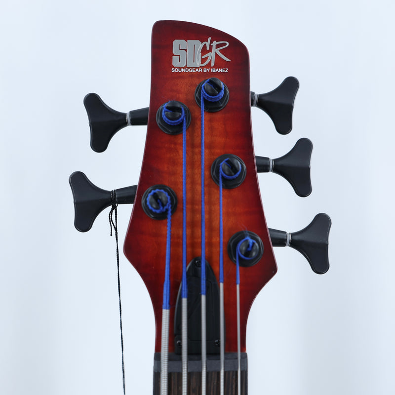 Ibanez SRD905FBTL SR Bass Workshop 5-String Bass - Fretless - Brown Topaz Burst Low Gloss