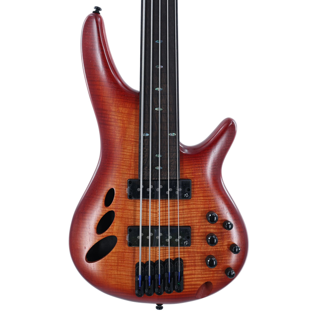 Ibanez SRD905FBTL SR Bass Workshop 5-String Bass - Fretless - Brown Topaz Burst Low Gloss