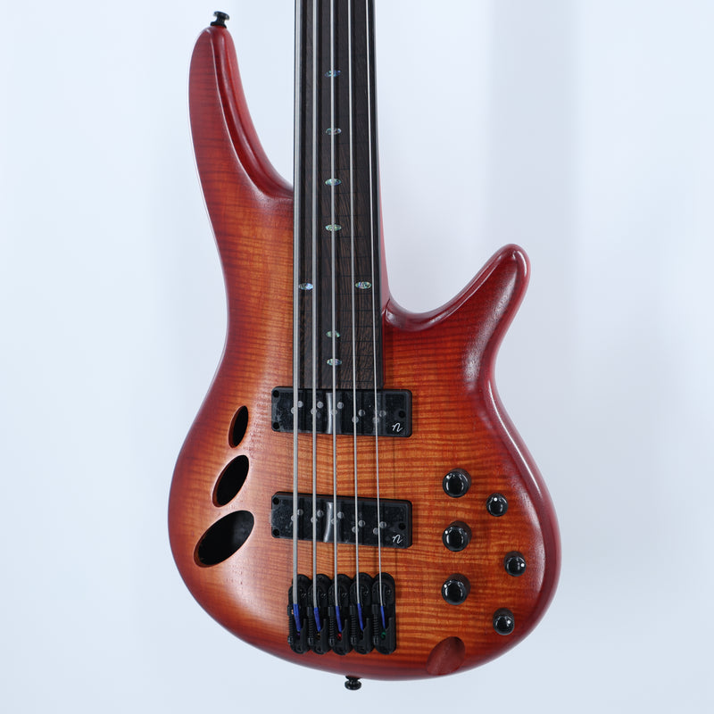 Ibanez SRD905FBTL SR Bass Workshop 5-String Bass - Fretless - Brown Topaz Burst Low Gloss