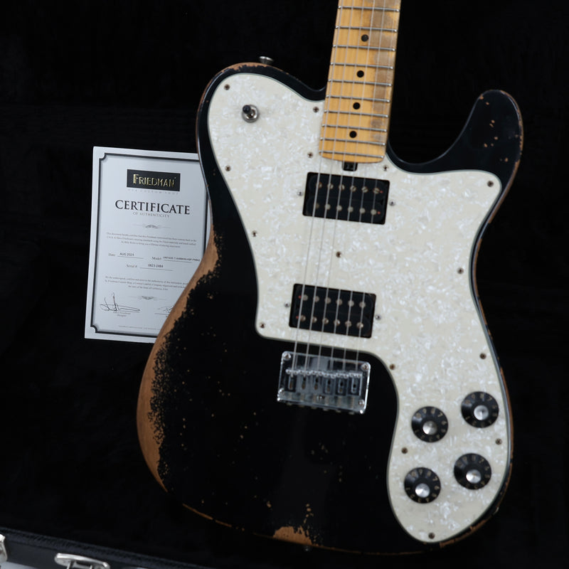 Friedman USA Custom Shop Vintage T HH - Aged Black - Signed by Dave Friedman