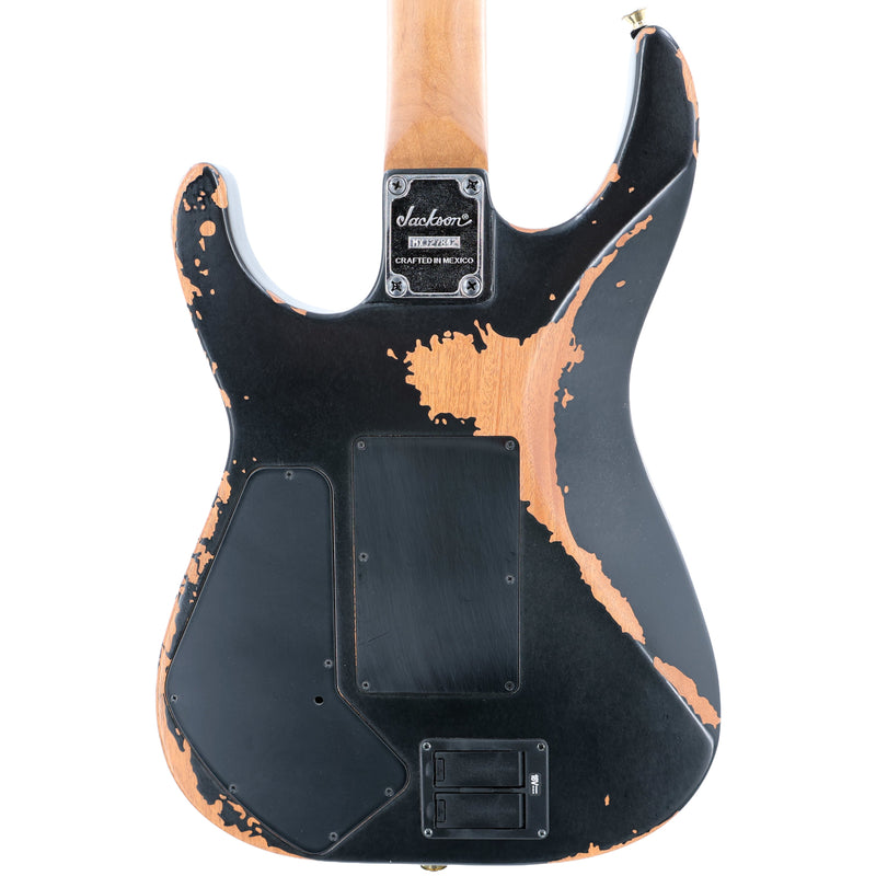 Jackson Pro Series Phil Collen Signature PC1-E Dinky w/ Sustainer & Foam Core Case - Worn Black