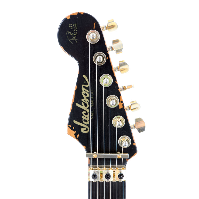 Jackson Pro Series Phil Collen Signature PC1-E Dinky w/ Sustainer & Foam Core Case - Worn Black