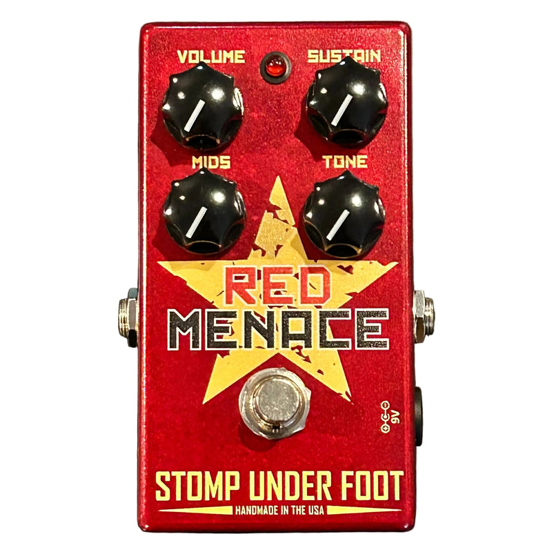 Stomp Under Foot Red Menace Fuzz Pedal