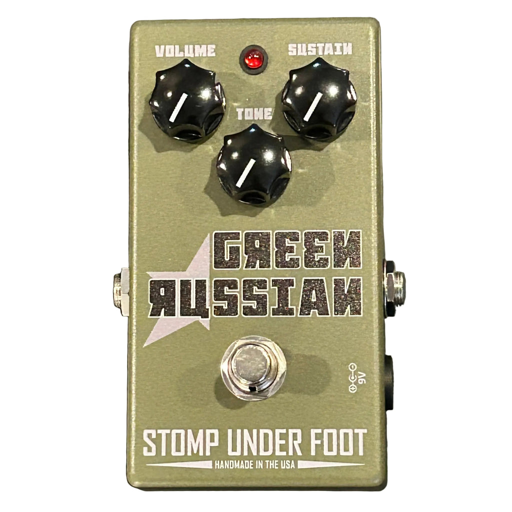 Stomp Under Foot Green Russian Fuzz Pedal