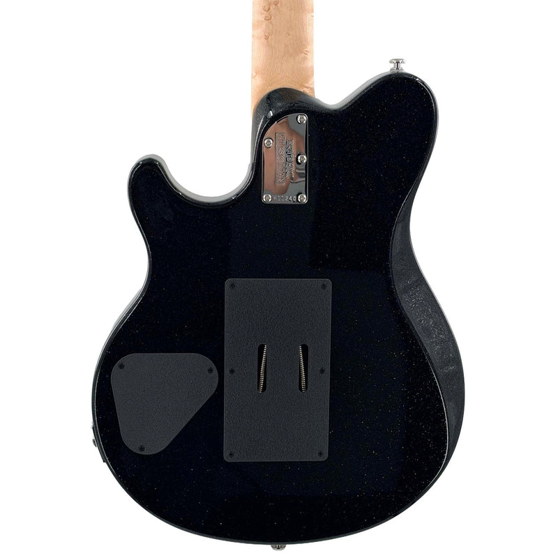 Ernie Ball Music Man 30th Anniversary Axis Electric Guitar - Translucent Black Quilt