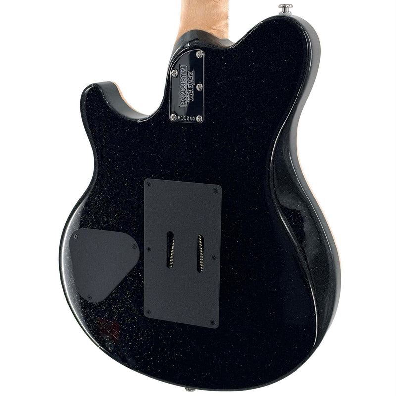 Ernie Ball Music Man 30th Anniversary Axis Electric Guitar - Translucent Black Quilt