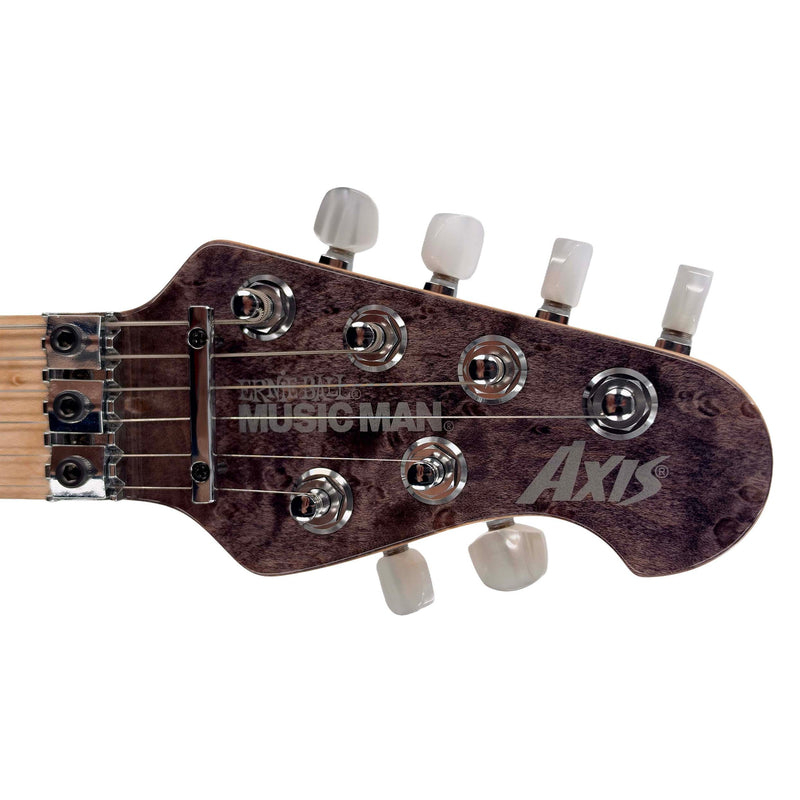 Ernie Ball Music Man 30th Anniversary Axis Electric Guitar - Translucent Black Quilt