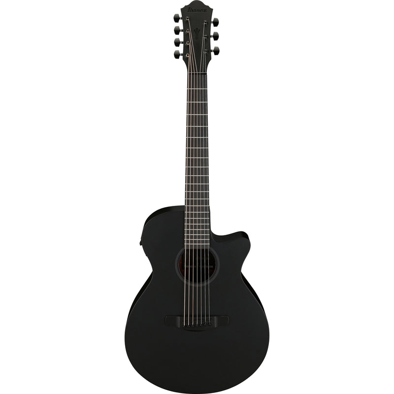 Ibanez AEG721 7-String Acoustic-Electric Guitar - Black Out