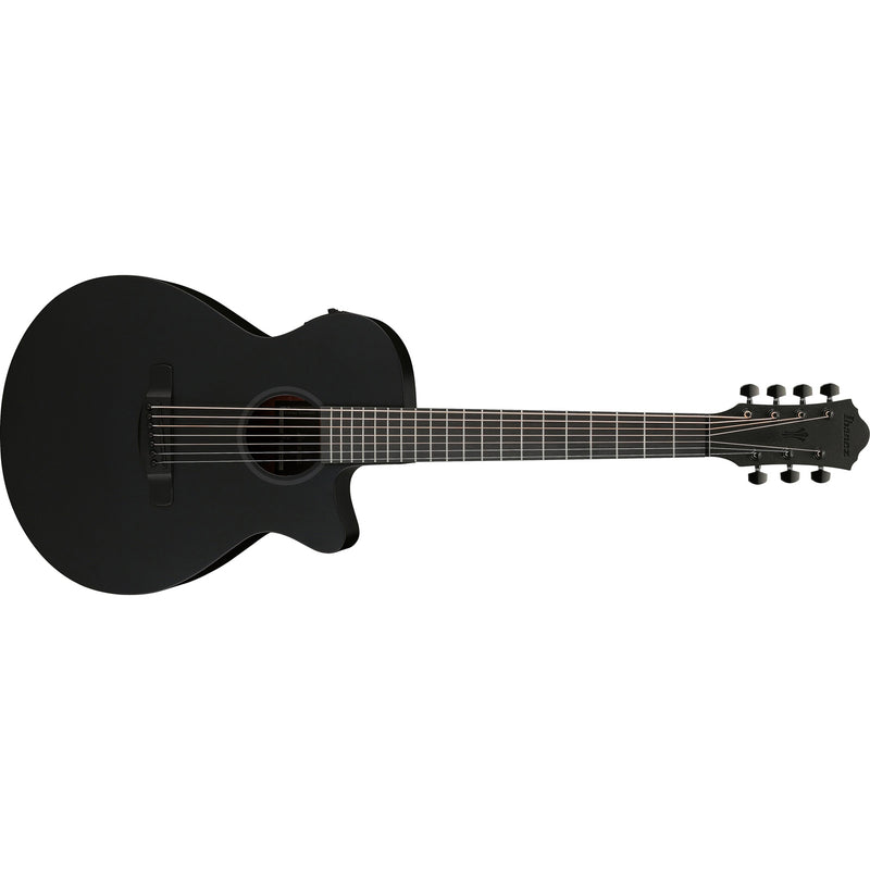 Ibanez AEG721 7-String Acoustic-Electric Guitar - Black Out