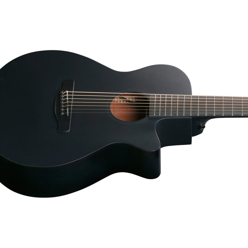 Ibanez AEG721 7-String Acoustic-Electric Guitar - Black Out