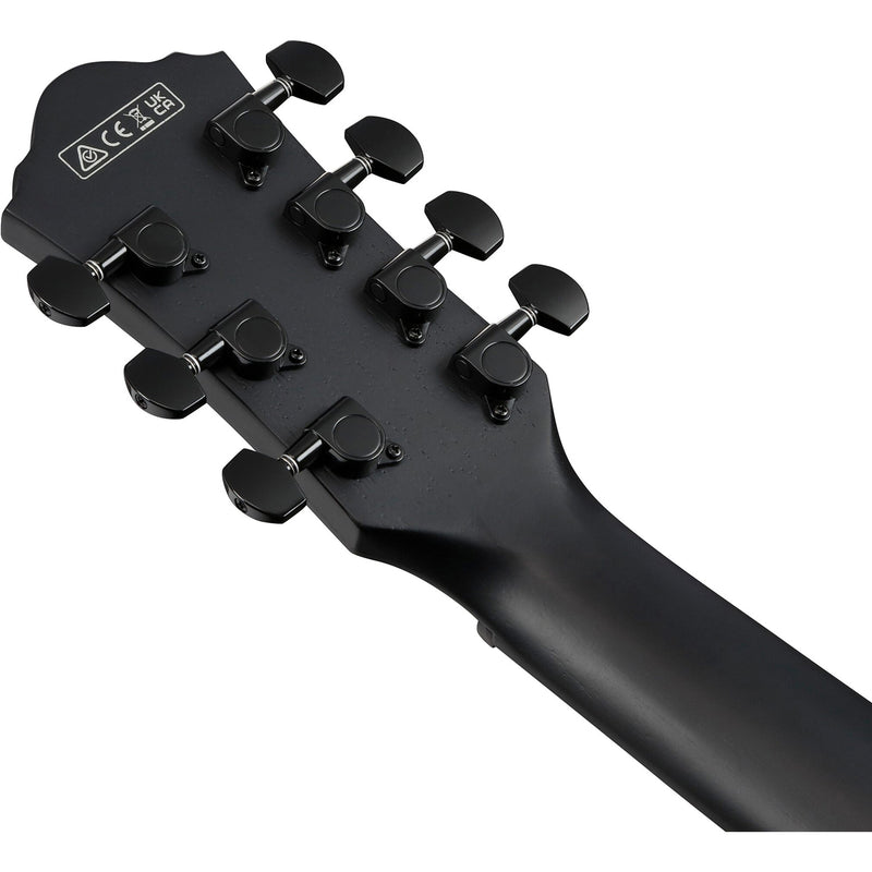 Ibanez AEG721 7-String Acoustic-Electric Guitar - Black Out
