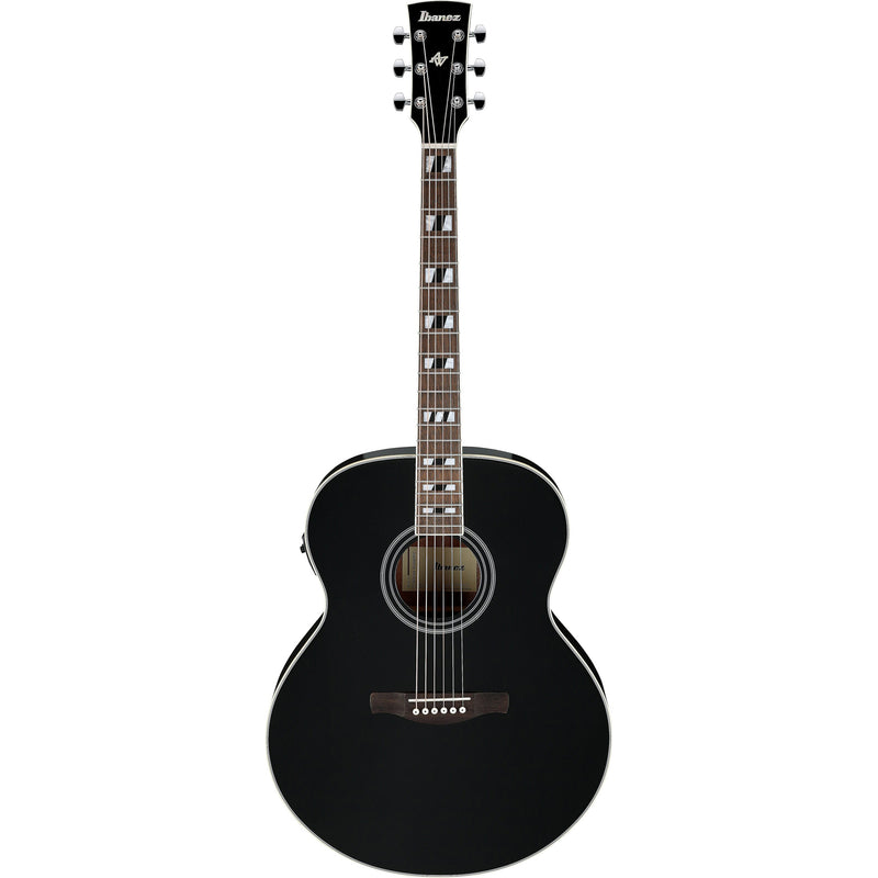 Ibanez AJ70M1E Artwood Acoustic-Electric Jumbo Body Guitar - Black High Gloss