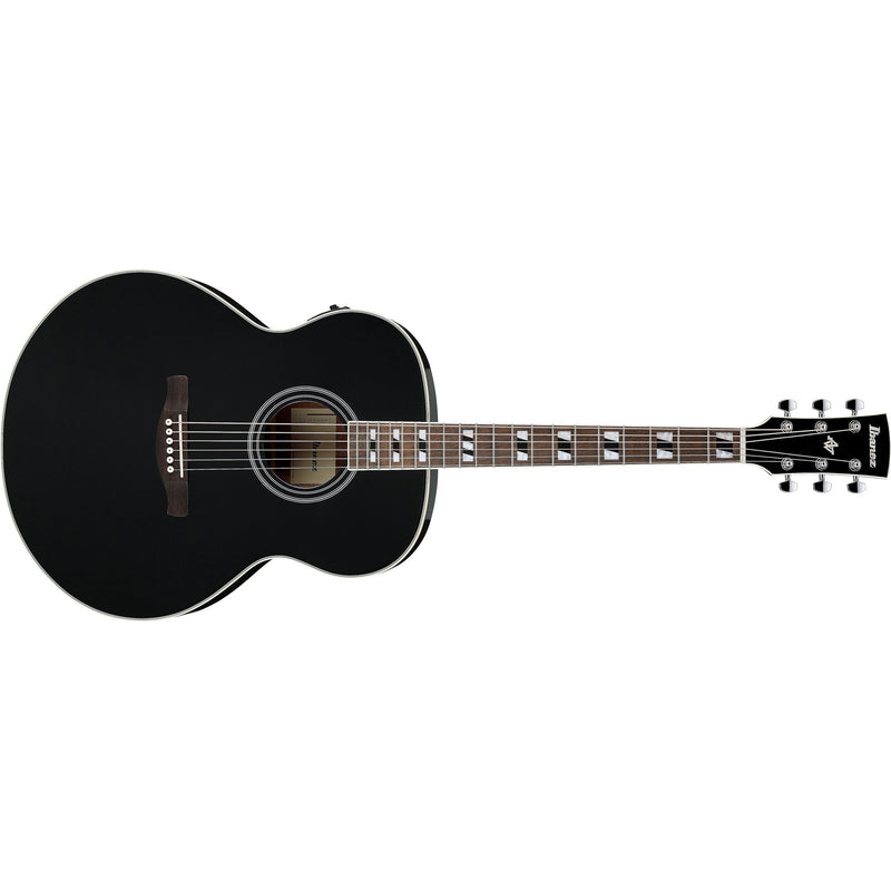 Ibanez AJ70M1E Artwood Acoustic-Electric Jumbo Body Guitar - Black High Gloss