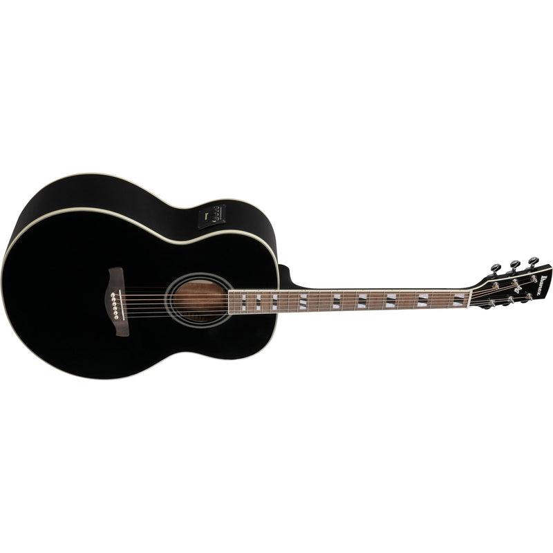 Ibanez AJ70M1E Artwood Acoustic-Electric Jumbo Body Guitar - Black High Gloss