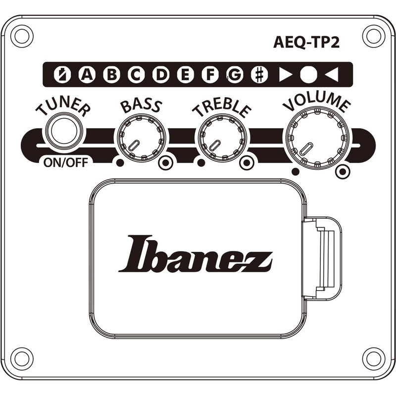 Ibanez AJ70M1E Artwood Acoustic-Electric Jumbo Body Guitar - Black High Gloss