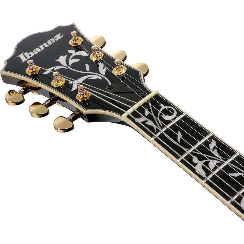 Ibanez AS93QMSPDBS Artcore Expressionist Semi-Hollow Guitar - Dark Brown Sunburst