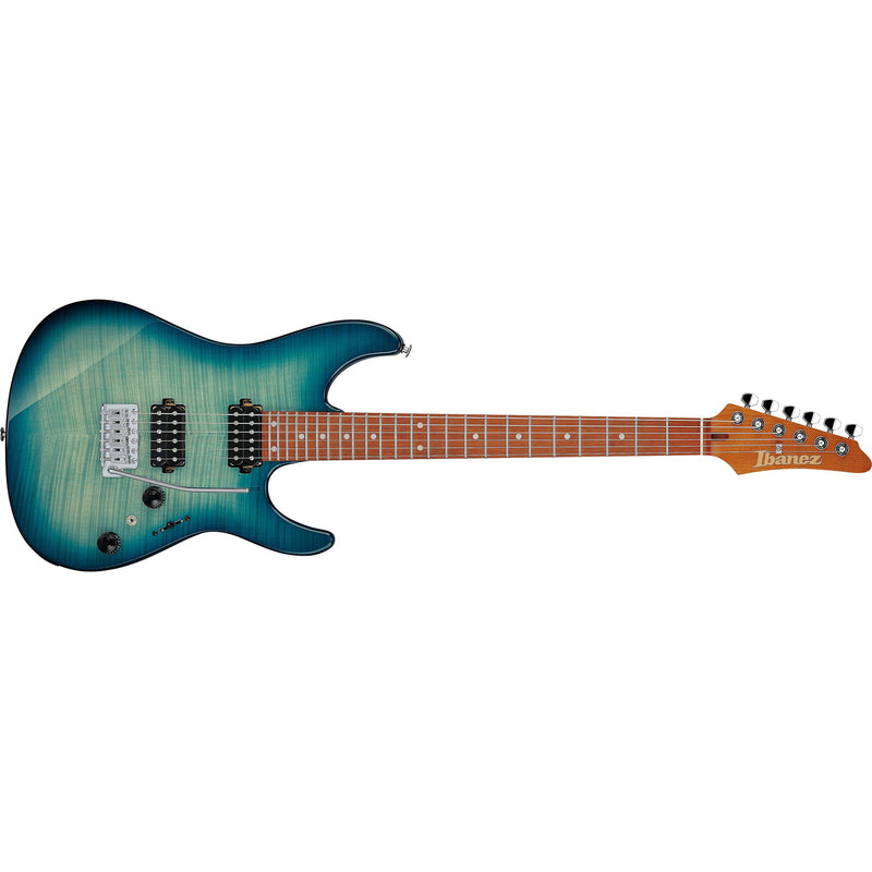 Ibanez AZ24S1FTXB AZ Standard Electric Guitar - Transparent Turquoise Burst