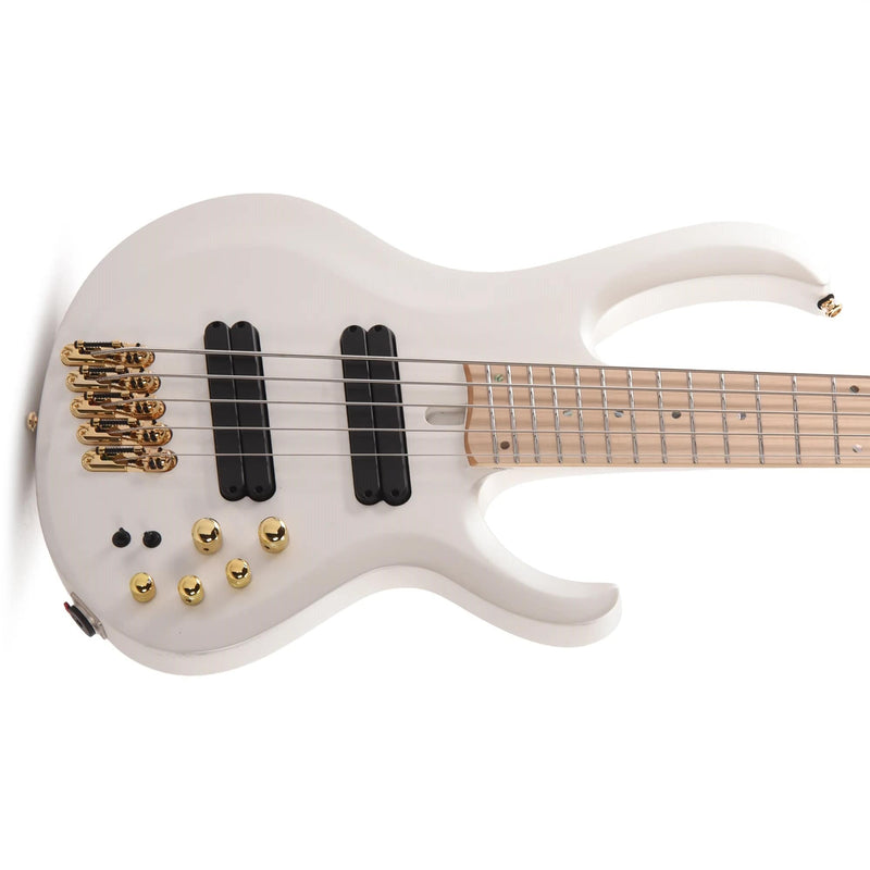 Ibanez BTB605MLM-PWM Bass Workshop 5-String Multi-Scale Bass - Pearl White Matte