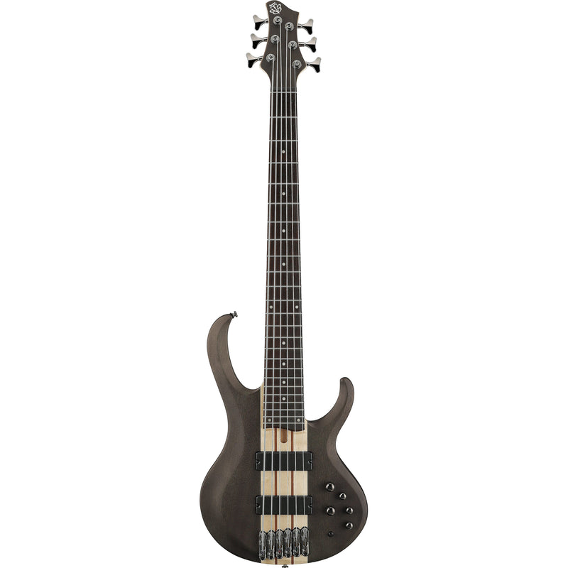Ibanez BTB606 BTB Standard 6-String Bass - Transparent Gray Flat