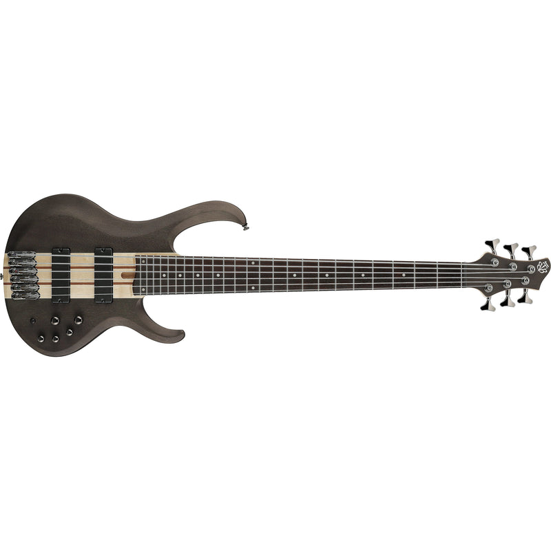 Ibanez BTB606 BTB Standard 6-String Bass - Transparent Gray Flat