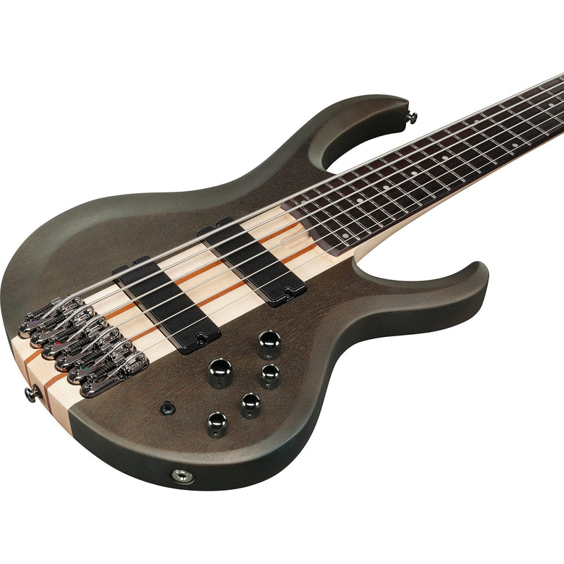 Ibanez BTB606 BTB Standard 6-String Bass - Transparent Gray Flat